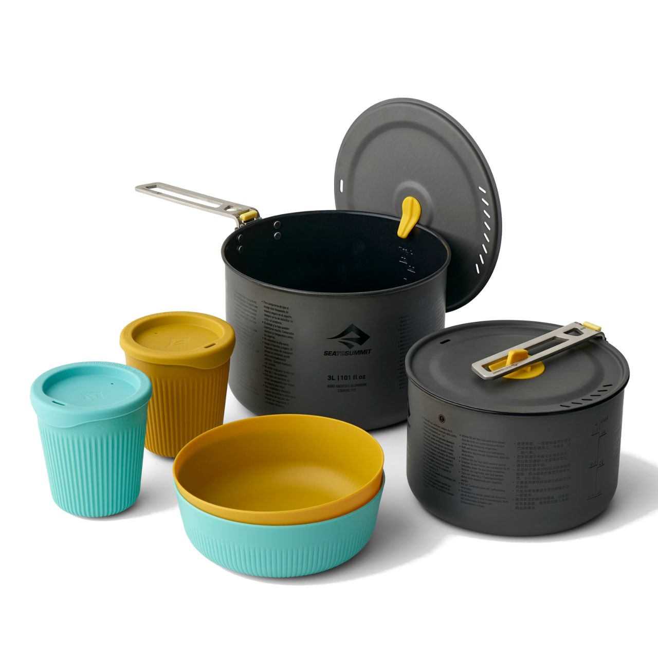 Frontier UL Two Pot Cook Set - 2 Person - 6-Piece Set - Image 4
