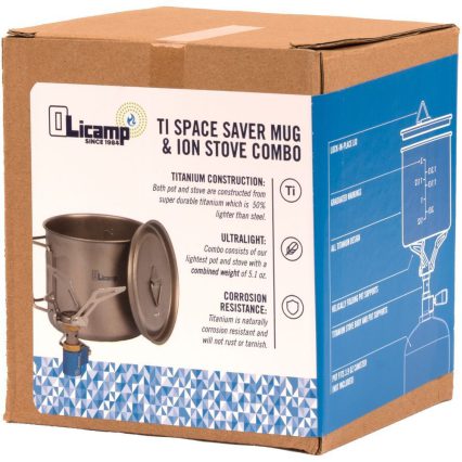 Ion Stove With Titanium Space Saver 550 Mug Combo