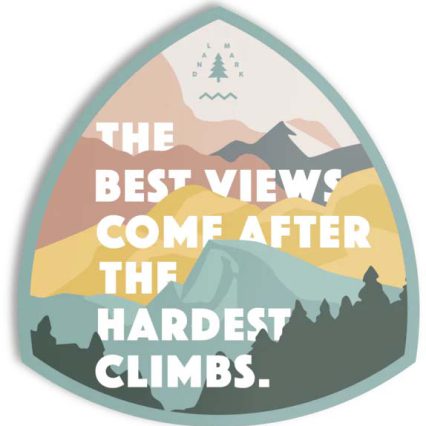 Hardest Climb Sticker
