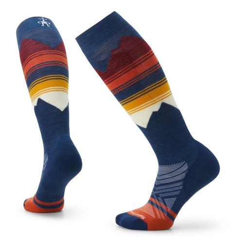 Ski Targeted Cushion Always Explore Print OTC Socks - Men's (Fall 2023)