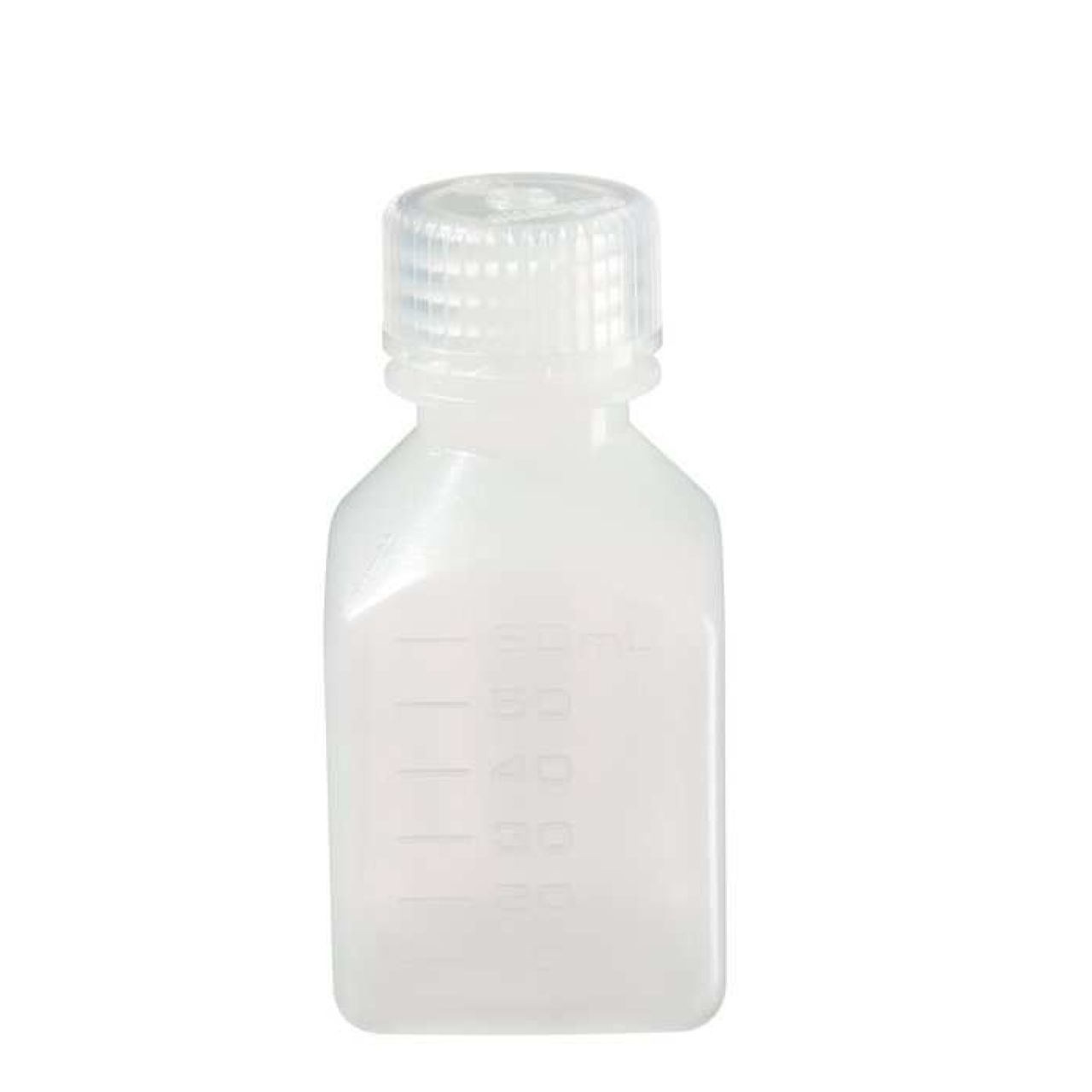 HDPE Narrow-Mouth Square Bottle - Image 2